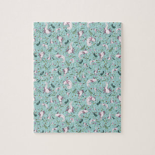 Axolotls in Blau Puzzle