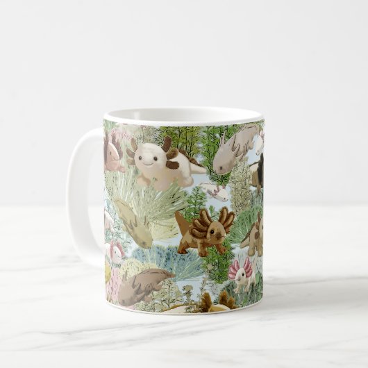 Axolotls in Toyland Kaffeetasse (Vorderseite Links)