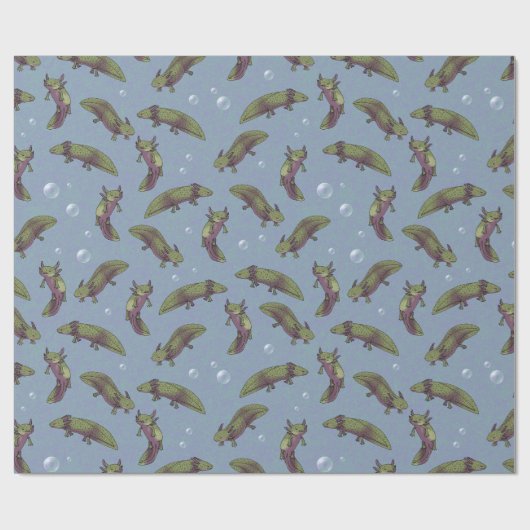 Axolotls! (Light version) Geschenkpapier (Flach)