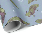 Axolotls! (Light version) Geschenkpapier (Rolleneckpunkt)