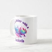 Axolotls Lover Haustierbesitzer Kaffeeliebhaber Ge Kaffeetasse (Vorderseite Links)