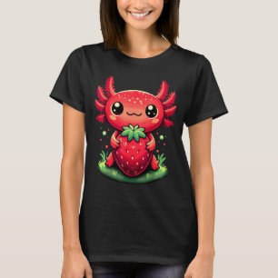 Axolotls Süße Erdbeeren Sommer Frucht Liebhaber Ka T-Shirt