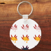 Axolotmuster Schlüsselanhänger (Vorderseite)