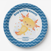 Axolotpapierplatte Pappteller (Vorderseite)