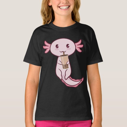 Axolots Lover Pet Animal Axolotl Bubble Tee Kawaii (Vorderseite)