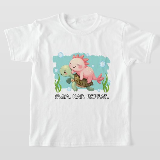 Axolotschildkröte T-Shirt (Ablage )