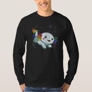 Axoltl Lgbt Q Süße Tier Rainbow Flag Gay Pride A T-Shirt
