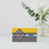 Axon Business Cards Visitenkarte (Stehend Vorderseite)