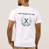 aXs weiße T T-Shirt (Rückseite)