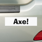 Axt! Autoaufkleber (Auf Auto)