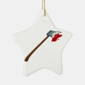 Axt axe keramikornament (Rechts)