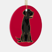 AXT fantastische schwarze Keramik Ornament (Rechts)