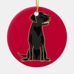 AXT fantastische schwarze Keramik Ornament