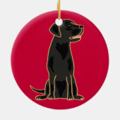 AXT fantastische schwarze Keramik Ornament (Hinten)