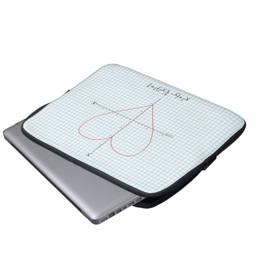 Axt-Herz Laptopschutzhülle (Vorne Knopf)