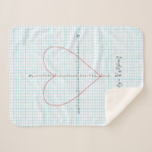 Axt-Herz Sherpadecke (Vorderseite (Horizontal))