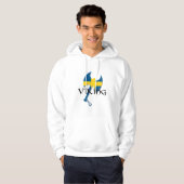 Axt-Kapuzenpullis Schwede-Vikings Schweden Hoodie (Vorne ganz)