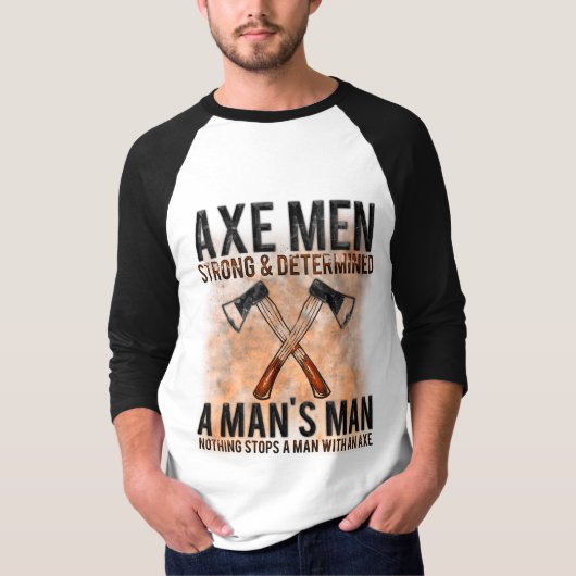 Axt-Männer T-Shirt (Vorderseite)