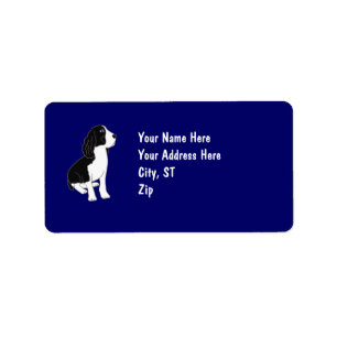 AXT Springerspaniel-Adressen-Etiketten Adressaufkleber