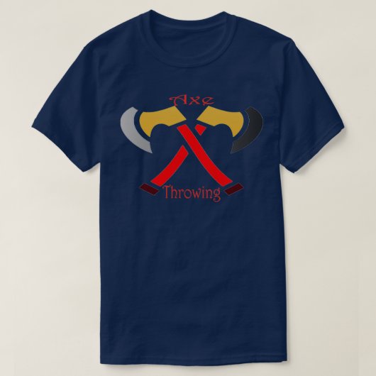 Axt werfen 30 T-Shirt (Design vorne)