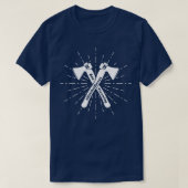 Axt werfen 39 T-Shirt (Design vorne)