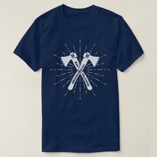 Axt werfen 39 T-Shirt (Design vorne)