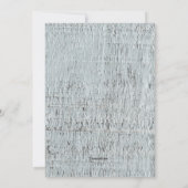 Axt-werfende Einladung (Rückseite)