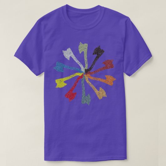 Äxte auf Axes Klassisches TShirt (Design vorne)