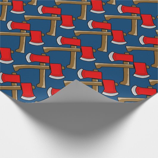 Äxte X Wrapping Paper Geschenkpapier (Ecke)