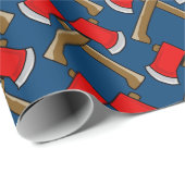 Äxte X Wrapping Paper Geschenkpapier (Rolleneckpunkt)