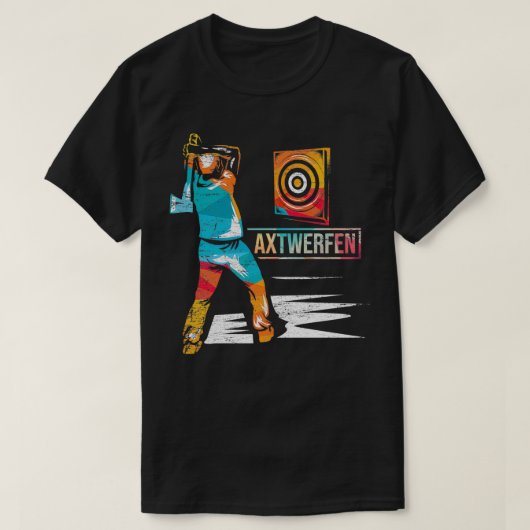 Axtwerfen 10 T-Shirt (Design vorne)