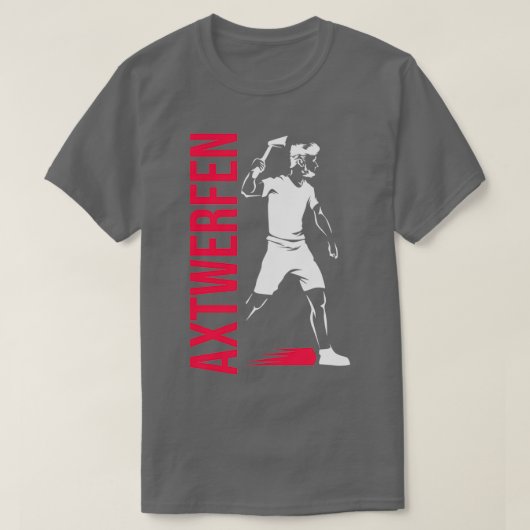 Axtwerfen 13 T-Shirt (Design vorne)