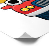 Ay-Car-Amba Funny Mexican Car Pun Poster (Ecke)