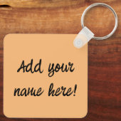 Ay Caramba! Cat Señor Gato Funny Schlüsselanhänger (Rückseite)