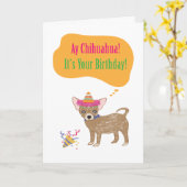 Ay Chihuaha Birthday Card Karte (Gelbe Blume)