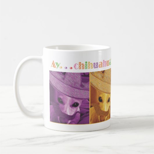 Ay… Chihuahua-Kaffee-Tasse Kaffeetasse (Links)