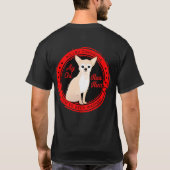 Ay-Chihuahua passen von den lustigen T-Shirt (Rückseite)