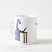 AY-, COBOL-Programmierer-Dinosaurier-Tasse Kaffeetasse (Vorderseite Links)
