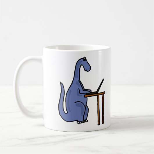 AY-, COBOL-Programmierer-Dinosaurier-Tasse Kaffeetasse (Links)