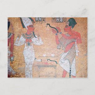 Ay darstellend die Eröffnung der Mund-Zeremonie Postkarte