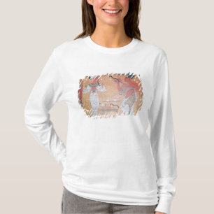 Ay darstellend die Eröffnung der Mundzeremonie T-Shirt