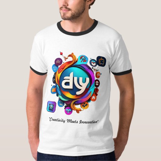 "AY Logo Fusion" T-Shirt (Vorderseite)