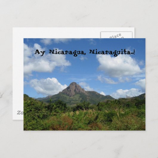 Ay Nicaragua, Nicaraguita..! Postkarte (Vorne/Hinten)