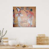 Ay performing the opening of the mouth ceremony poster (Küche)