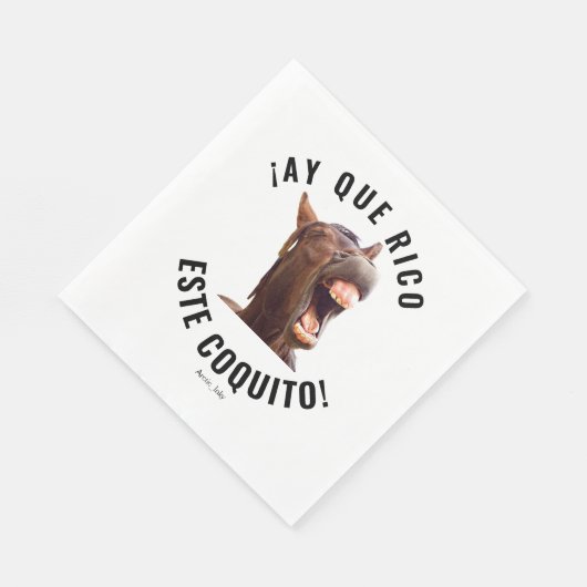 ¡Ay Que Rico Este Coquito! Serviette (Ecke)