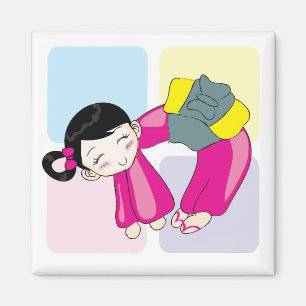 Aya-Chan O-Form Quadrat-Magnet Magnet