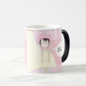 Aya in Duschen-verwandelnder Tasse (VorderseiteRechts)