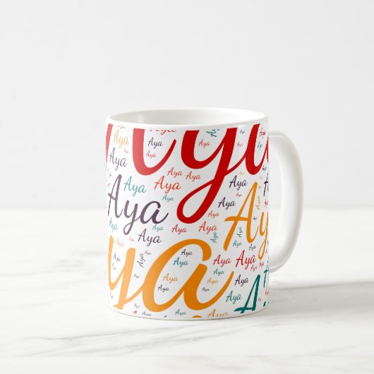 Aya Kaffeetasse (VorderseiteRechts)