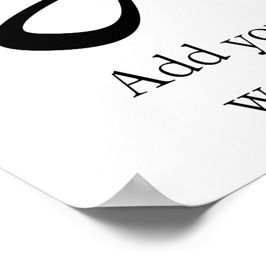 AYA | Symbol für Ausdauer und Unabhängigkeit Poster (Ecke)