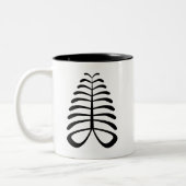 AYA | Symbol von Ausdauer und von Unabhängigkeit Zweifarbige Tasse (Links)